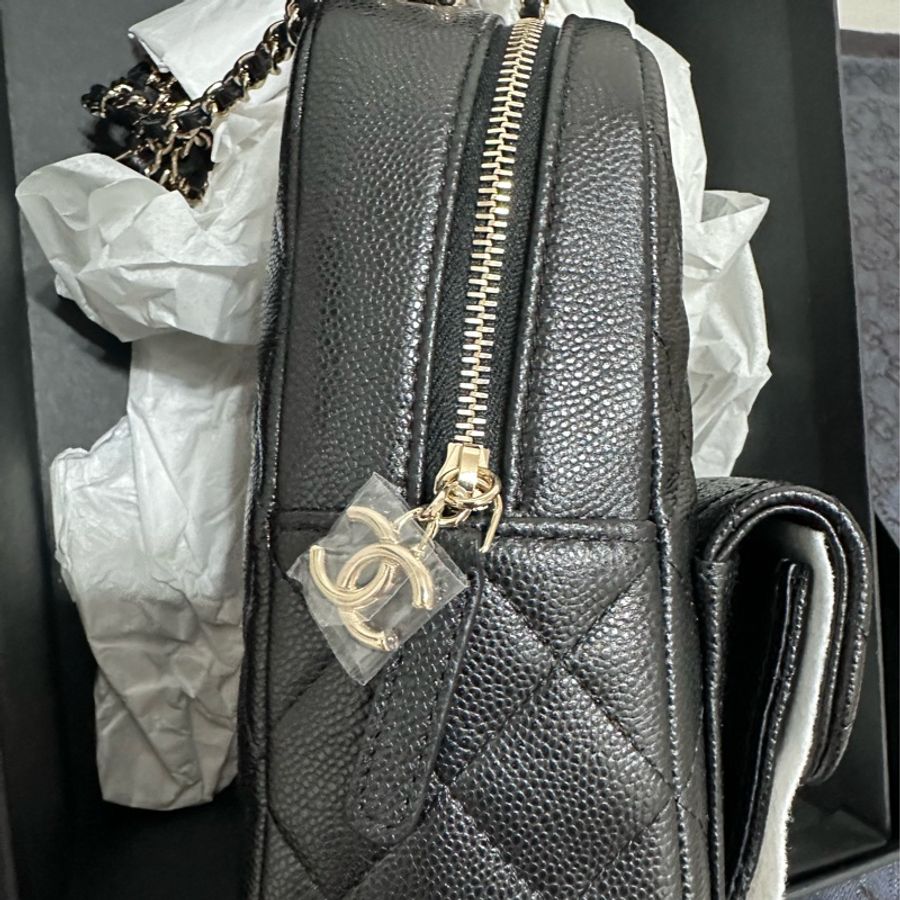 Chanel 全新荔枝皮小書包-6