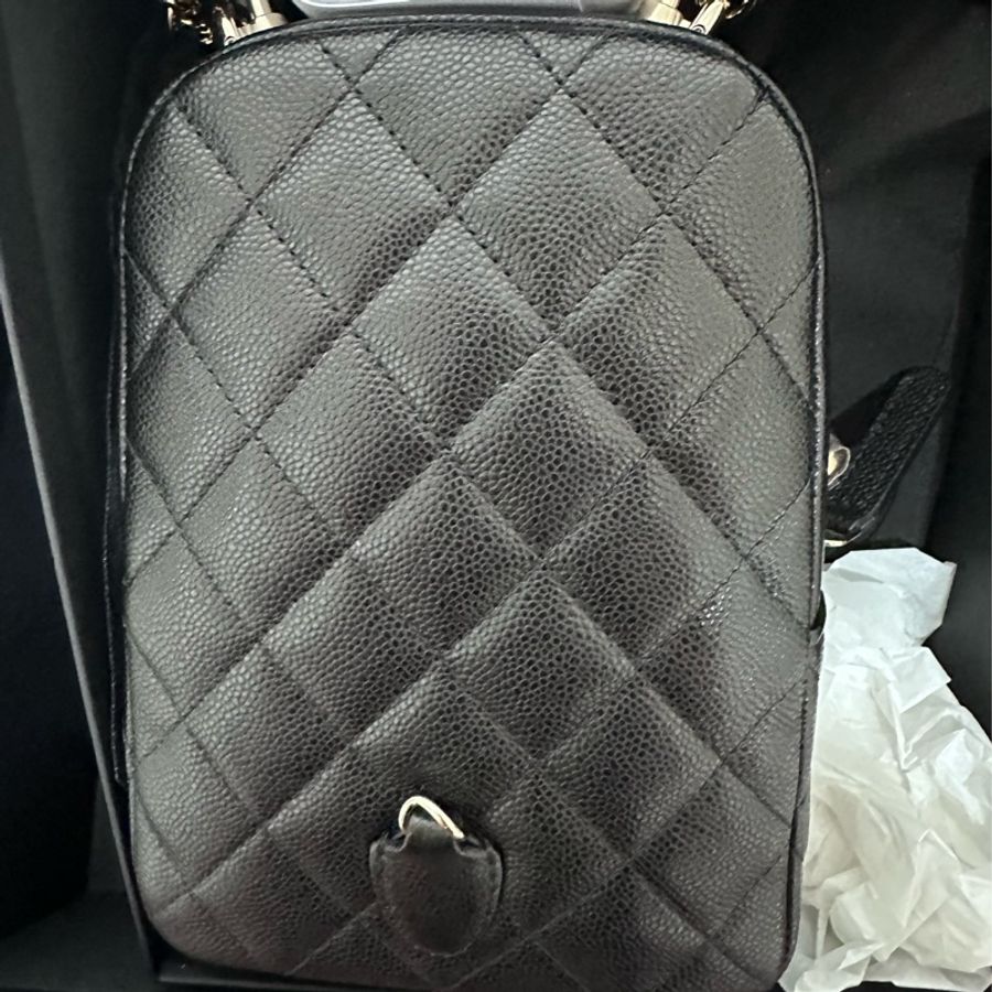 Chanel 全新荔枝皮小書包-7