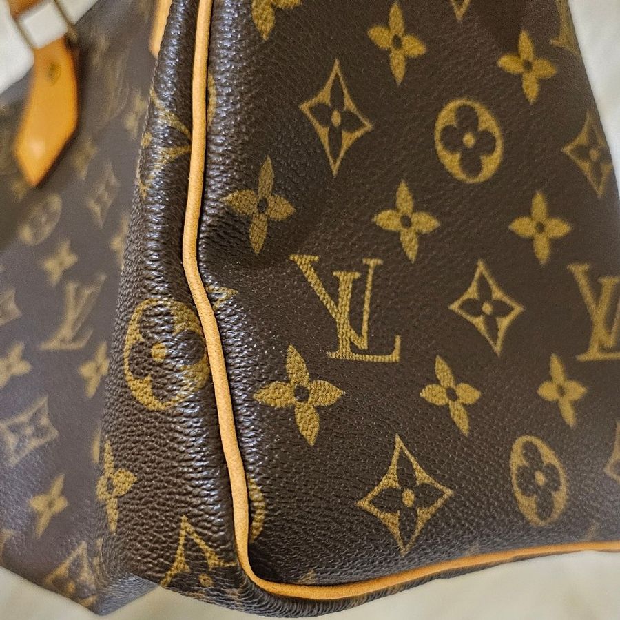 🎀👜曼蒂二手精品👜🎀 LV speedy 25 波士頓包 手提包 LV老花-17