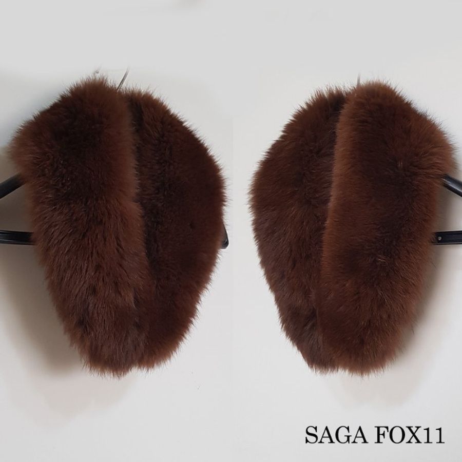 【SAGA FOX】真品狐狸毛*日式和服披肩*狐狸毛圍巾*毛皮披肩*皮草(fox11)-1