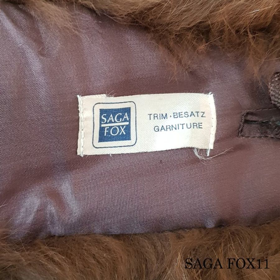 【SAGA FOX】真品狐狸毛*日式和服披肩*狐狸毛圍巾*毛皮披肩*皮草(fox11)-3