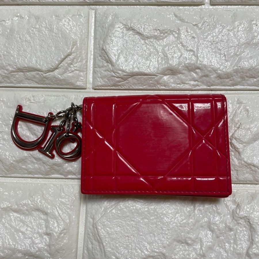 Christian Dior DIORISSIMO PATENT LEATHER WALLET-0