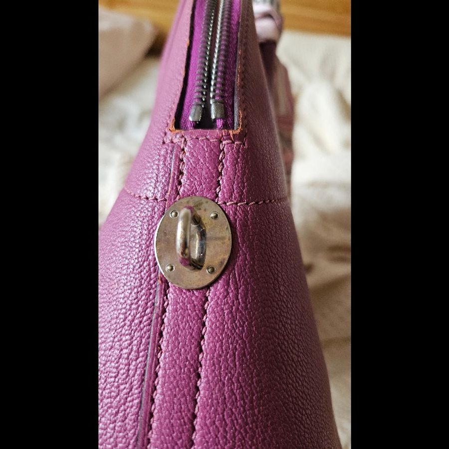 Hermès 愛馬仕 頂級稀有山羊皮 bolide 31 I刻 柏麗包手提包 斜背包-26