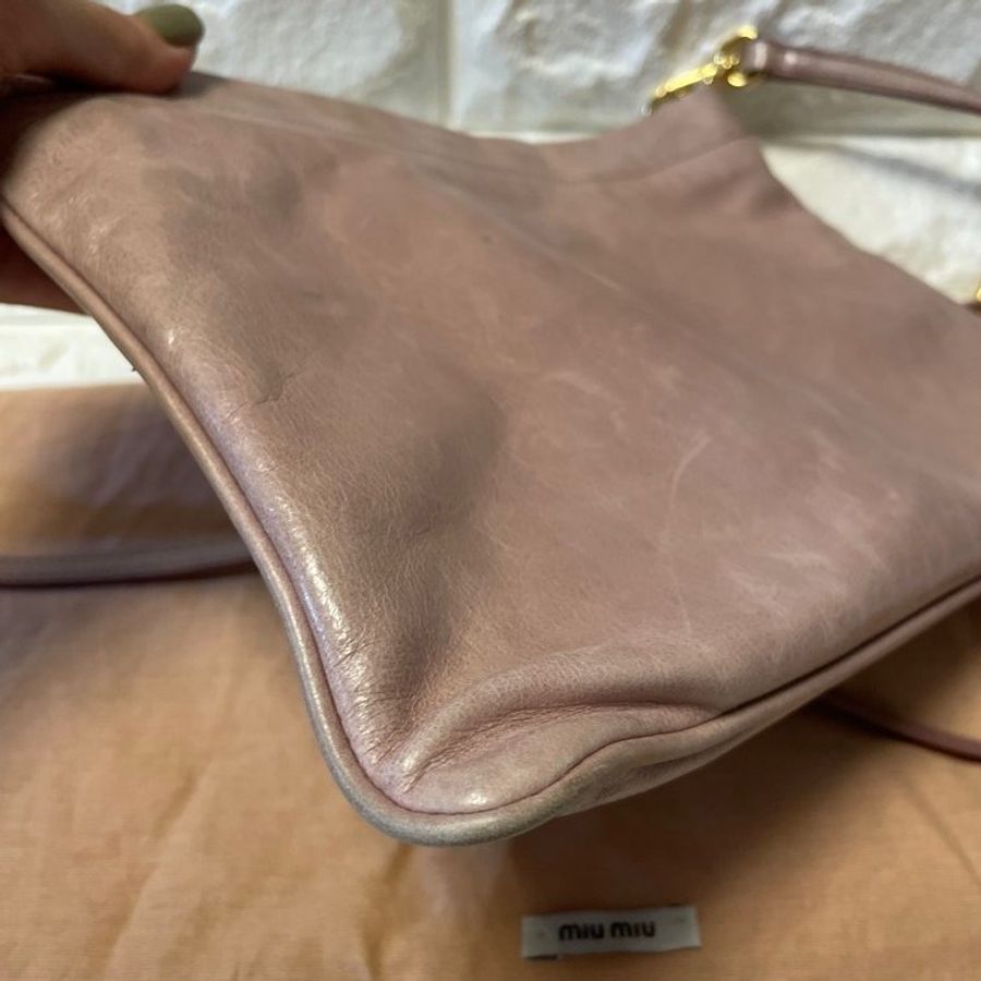 Miu Miu LEATHER CROSSBODY BAG-3