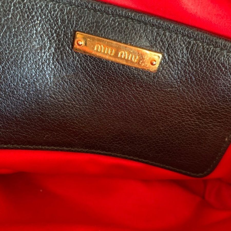 Miu Miu LEATHER CROSSBODY BAG-9