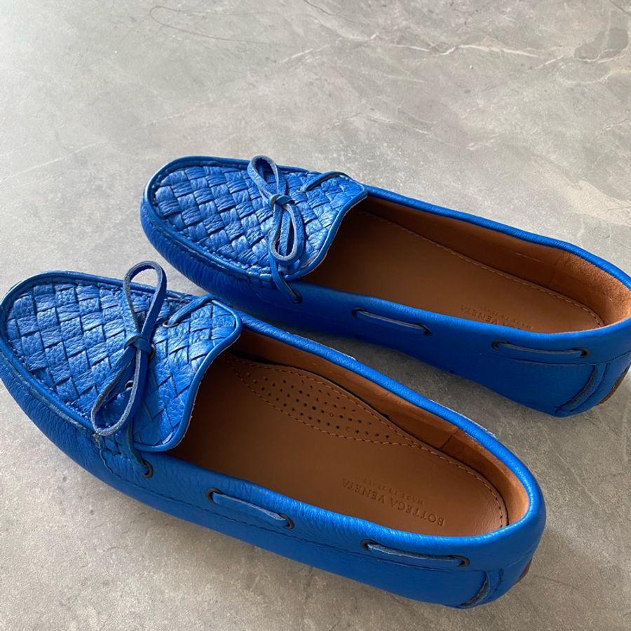 Bottega Veneta 經典款編織平底鞋37號-1