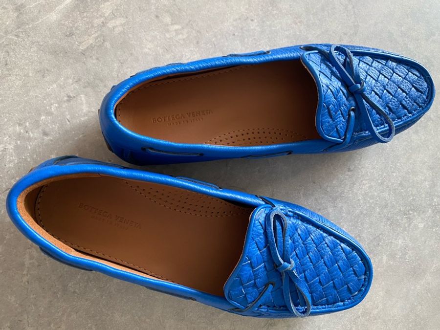 Bottega Veneta 經典款編織平底鞋37號-2