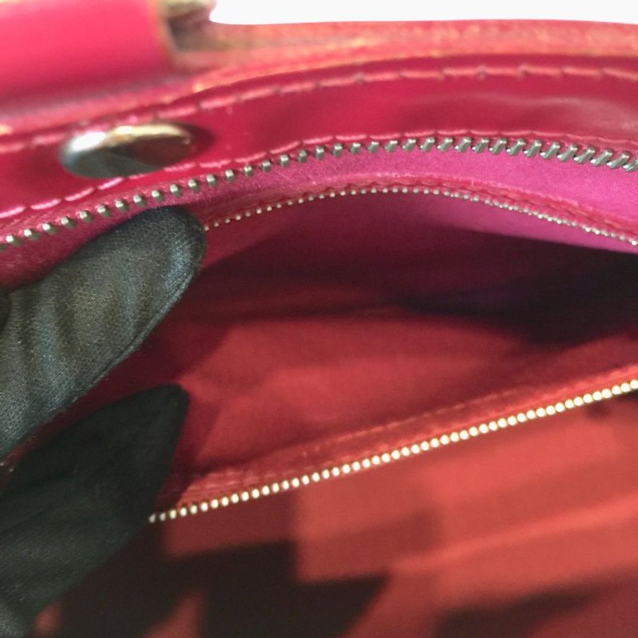 Louis Vuitton 暗紅色 EPI皮 提背二用包 /手提包 /肩背包-12