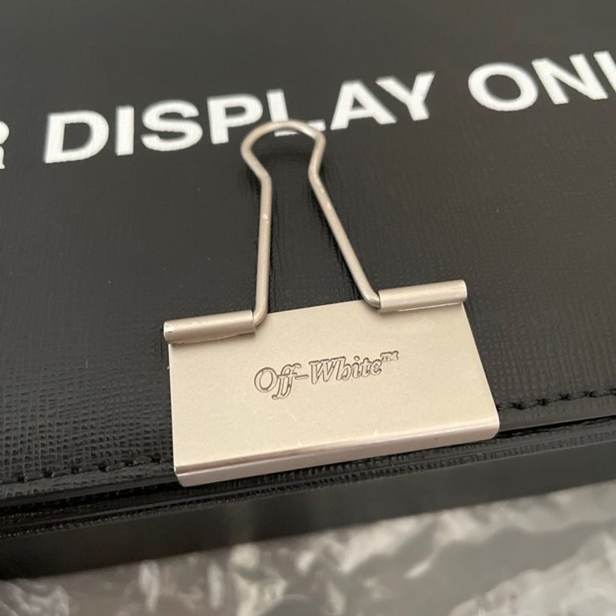 Off-white BINDER LEATHER CROSSBODY BAG-8