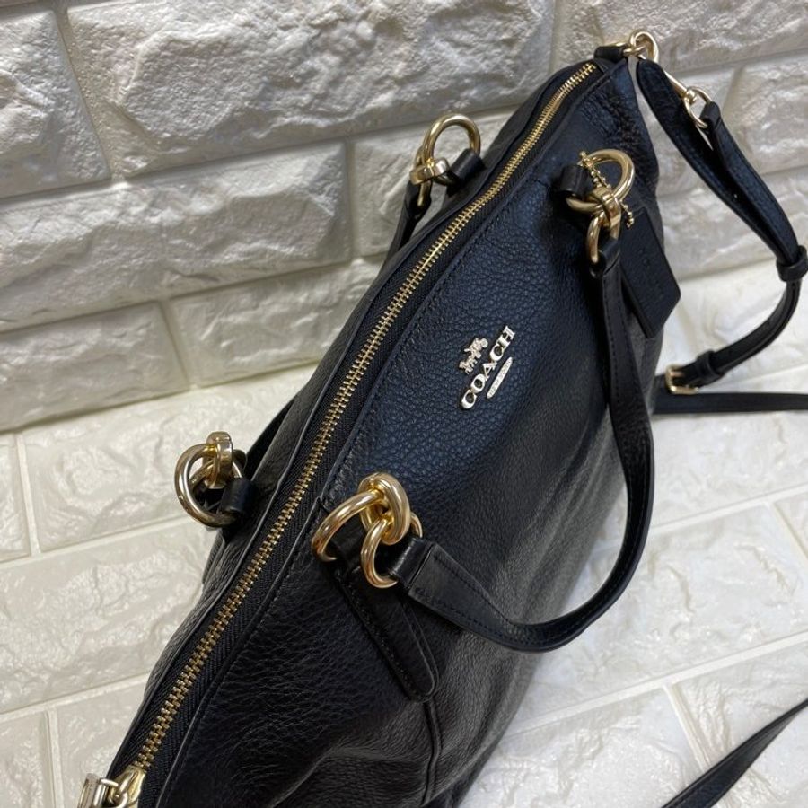 Coach PRAIRIE SATCHEL LEATHER CROSSBODY BAG-7