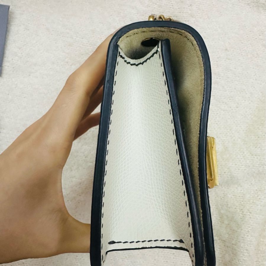 大降價Dior J'Adior mini 白色肩背手拿包可小議-7