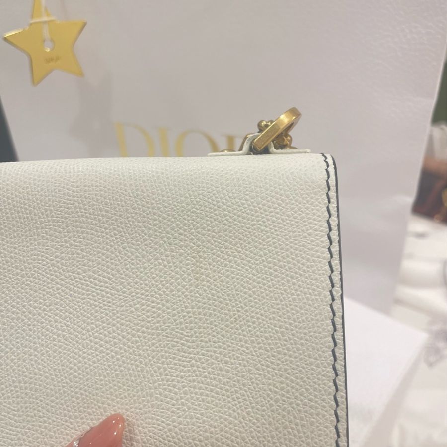 大降價Dior J'Adior mini 白色肩背手拿包可小議-11