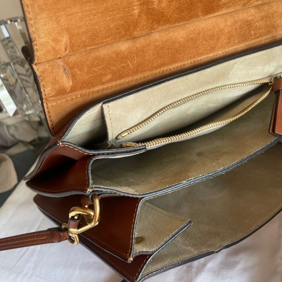 Chloé FAYE LEATHER HANDBAG-15