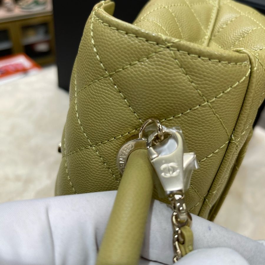 Chanel coco handle 細號 芥辣黃 X022-8
