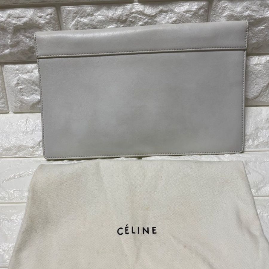 Celine DIAMOND CLUTCH LEATHER CLUTCH BAG-1