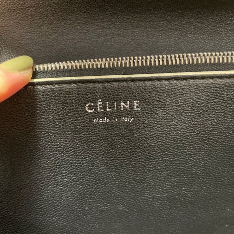 Celine DIAMOND CLUTCH LEATHER CLUTCH BAG-10