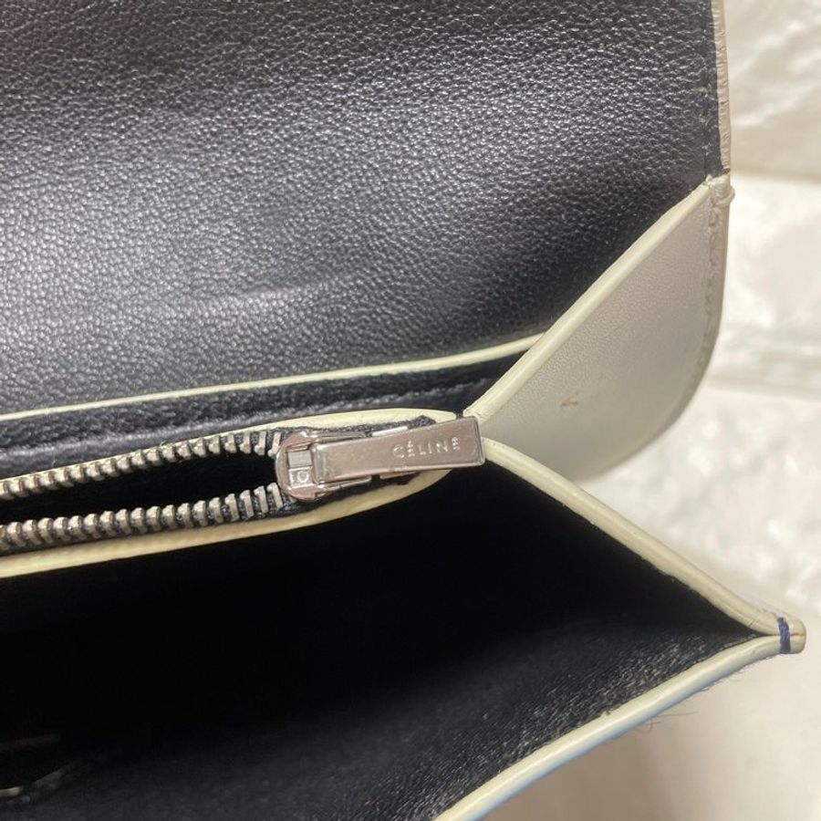 Celine DIAMOND CLUTCH LEATHER CLUTCH BAG-11