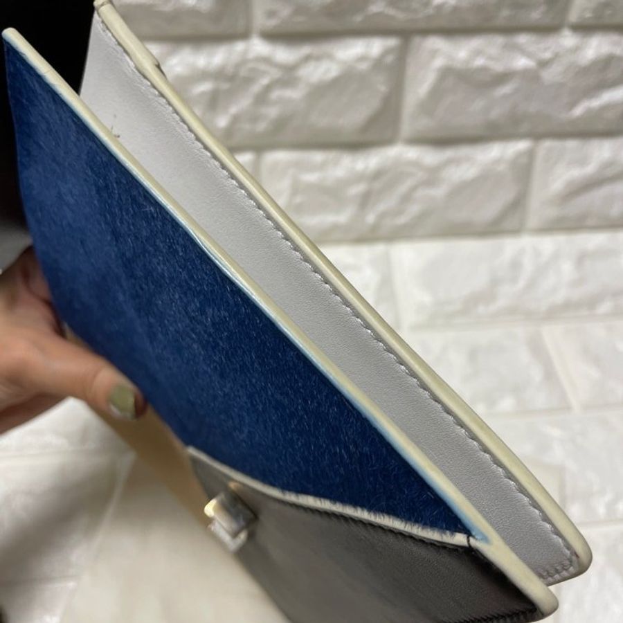 Celine DIAMOND CLUTCH LEATHER CLUTCH BAG-16
