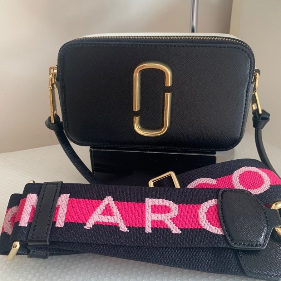 Marc Jacobs SNAPSHOT LEATHER CROSSBODY BAG-0