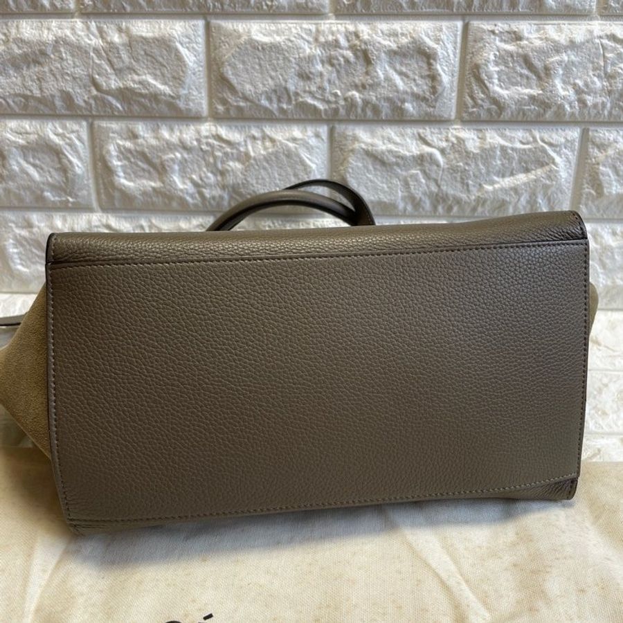 Celine TRAPÈZE LEATHER CROSSBODY BAG-4