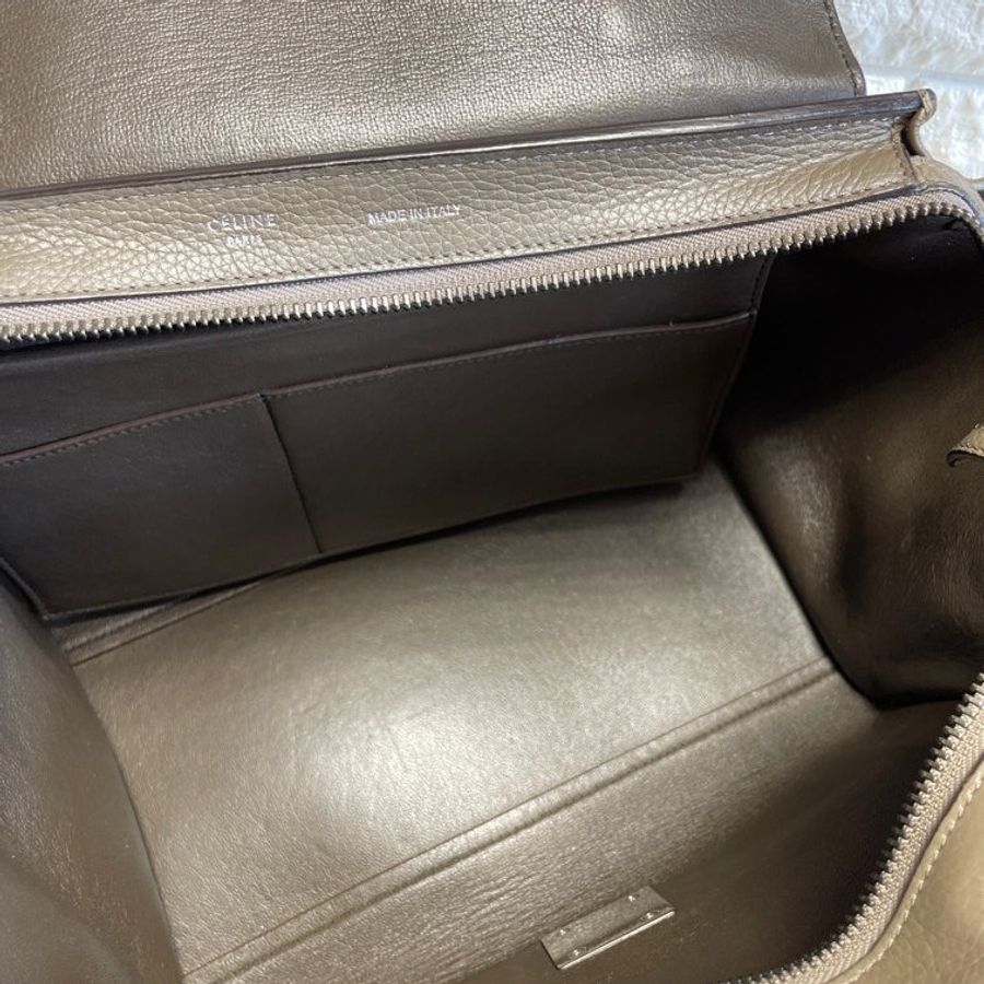 Celine TRAPÈZE LEATHER CROSSBODY BAG-7