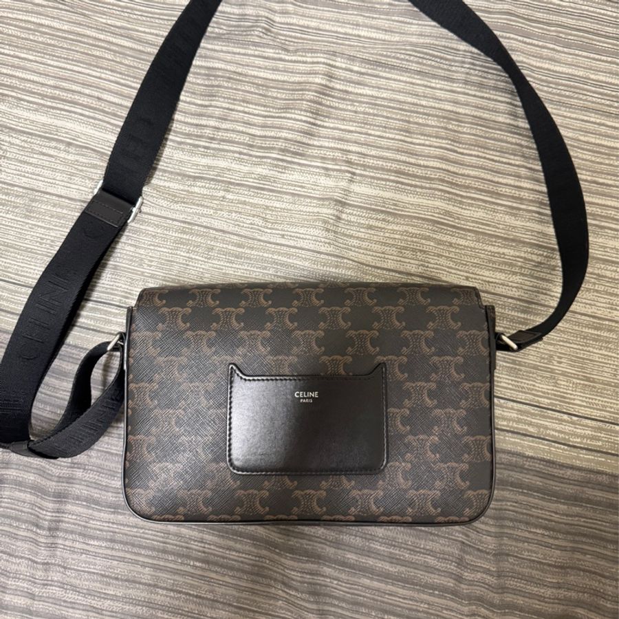 CELINE 爆款稀有 郵差包 磁吸 大容量 經典 絕版停產-0