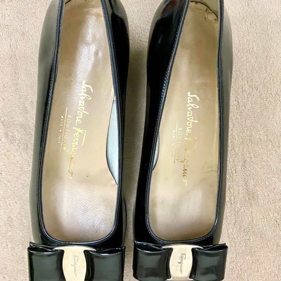 Ferragamo 中古經典高跟鞋-0