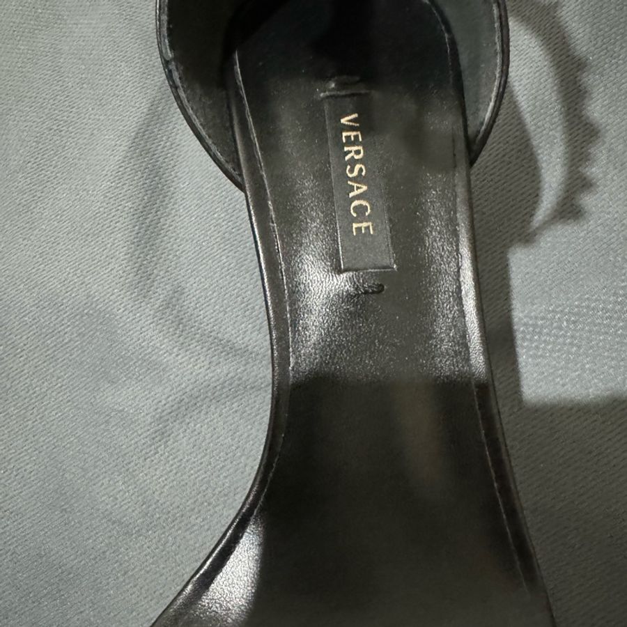 🙏求變現🙏 VERSACE 范思哲 凡賽斯 卯釘 高跟鞋 尺碼39 正品 近全新-5