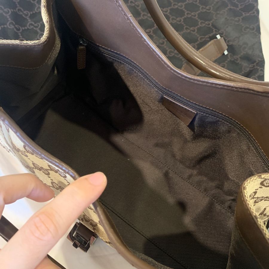 Gucci老花手提包-7