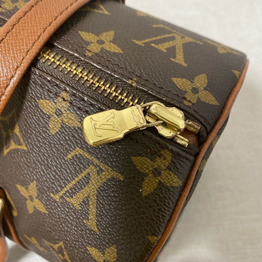 路易威登 Papillon 30 紅皮巴比龍Monogram M51385 PM 筒型-12