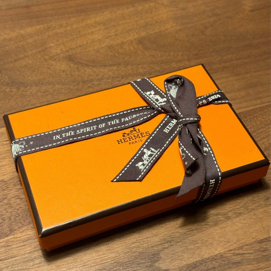 全新 Hermes Calvi card holder (Black)-2