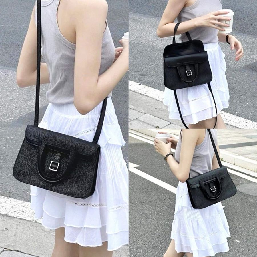 Hermes Halzan 25 Bag 黑色 銀釦 B刻 2024年(大全配)-4