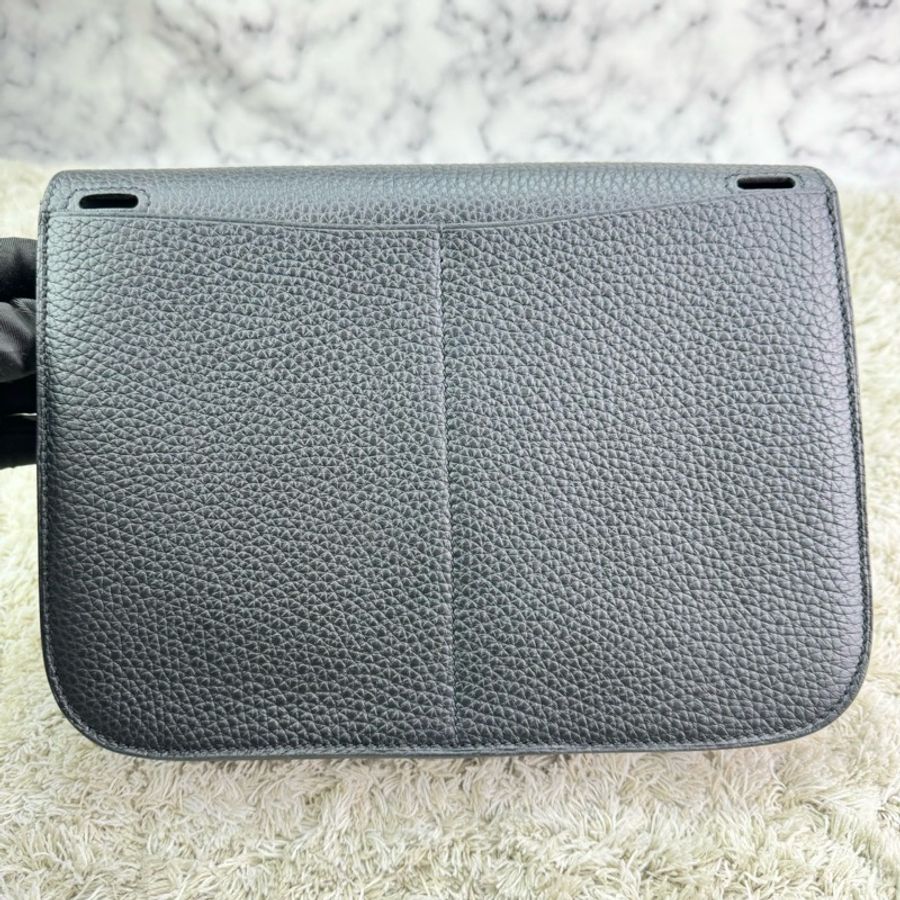 Hermes Halzan 25 Bag 黑色 銀釦 B刻 2024年(大全配)-9