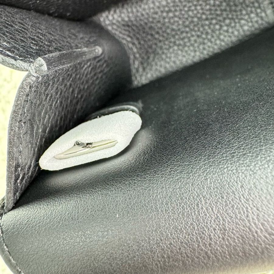 Hermes Halzan 25 Bag 黑色 銀釦 B刻 2024年(大全配)-25
