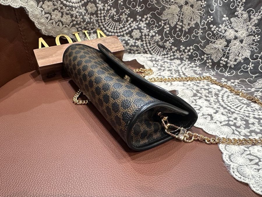 Vintage Celine Macadam Pouch-11