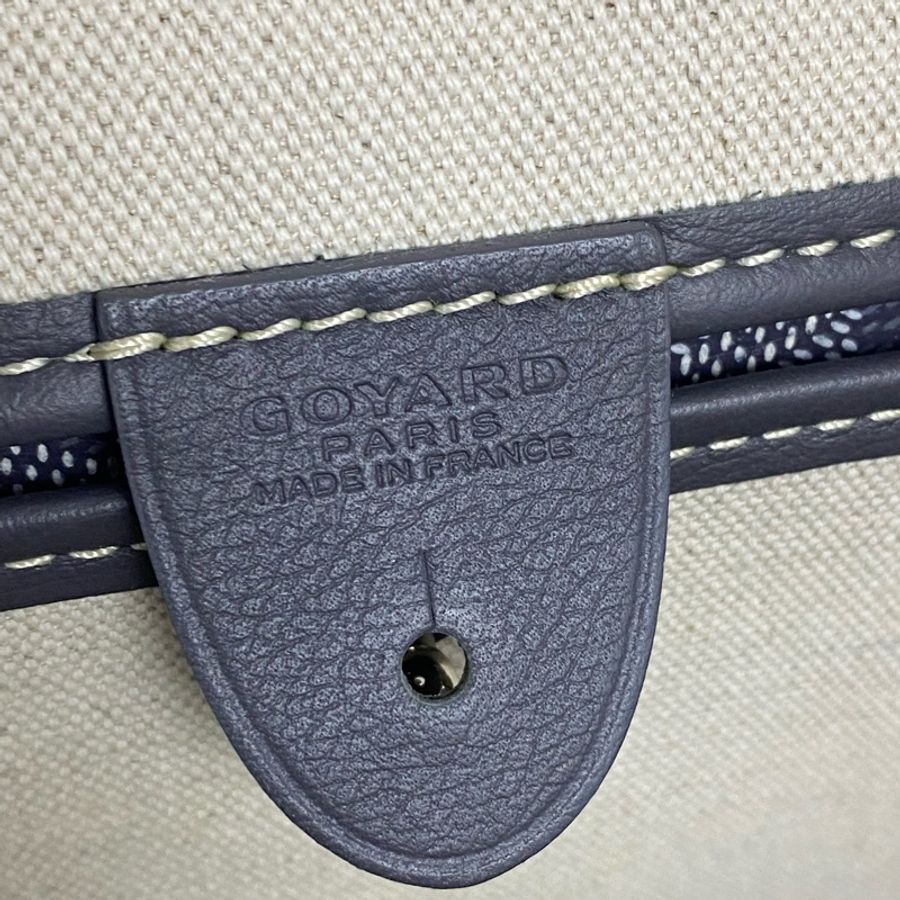 Goyard 戈雅 Artois 拉鏈單肩包 中號 灰色-18