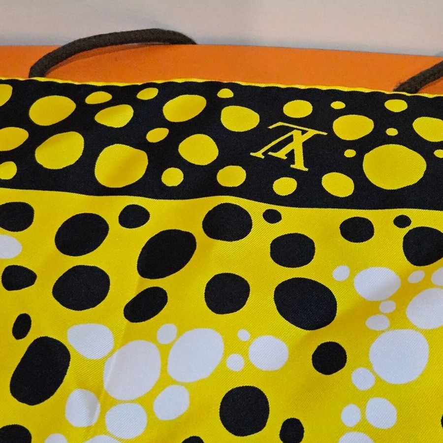 LV x YK Infinity Dots 45 草間彌生 限量款 絲巾 手帕 Yayoi Kusama-4