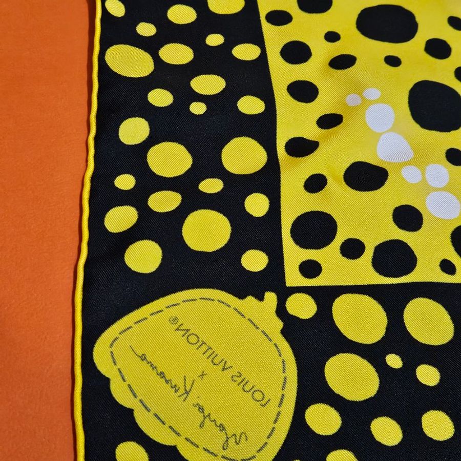 LV x YK Infinity Dots 45 草間彌生 限量款 絲巾 手帕 Yayoi Kusama-8