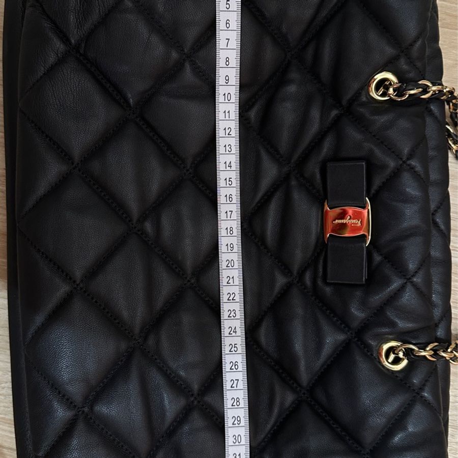 Ferragamo Leather Bag - Black Colour-2