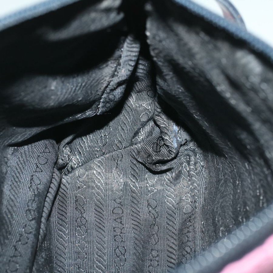 【日本直送】PRADA 尼龍粉紅手拿包 Auth bs9660-14