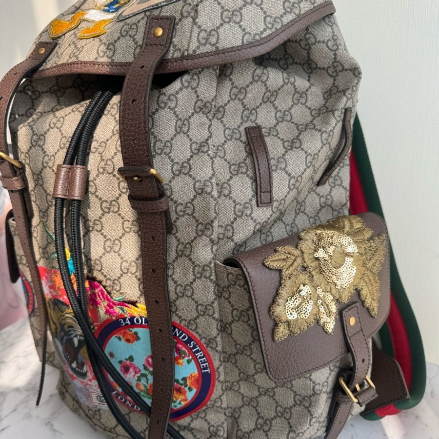 Gucci 唐老鴨聯名系列後背包-1