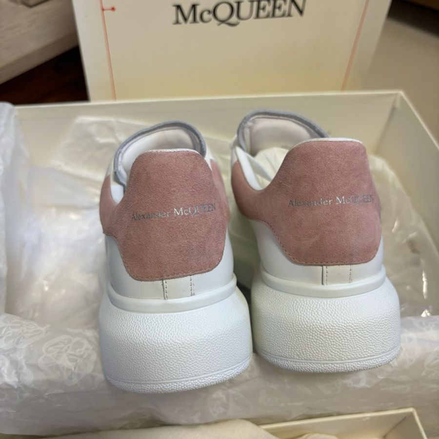 Alexander McQUEEN小白鞋 全新 37號 鞋盒 紙袋 防塵袋-10