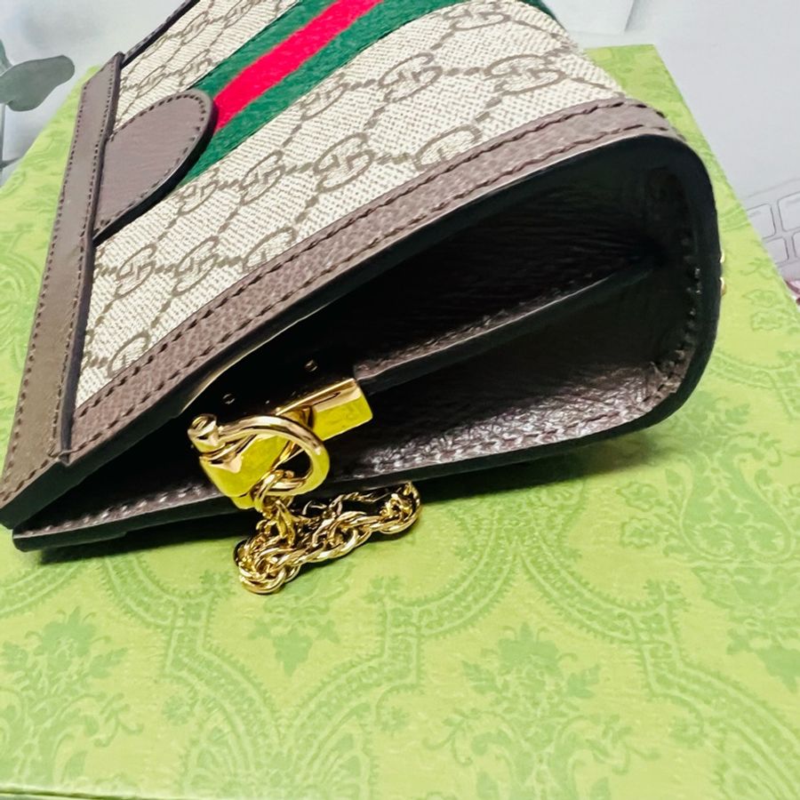 Gucci磁扣mini鏈條包-6