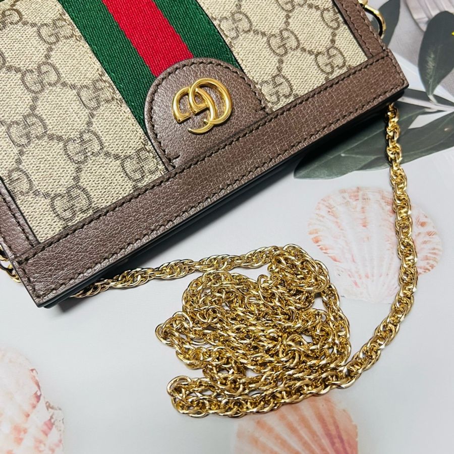 Gucci磁扣mini鏈條包-9