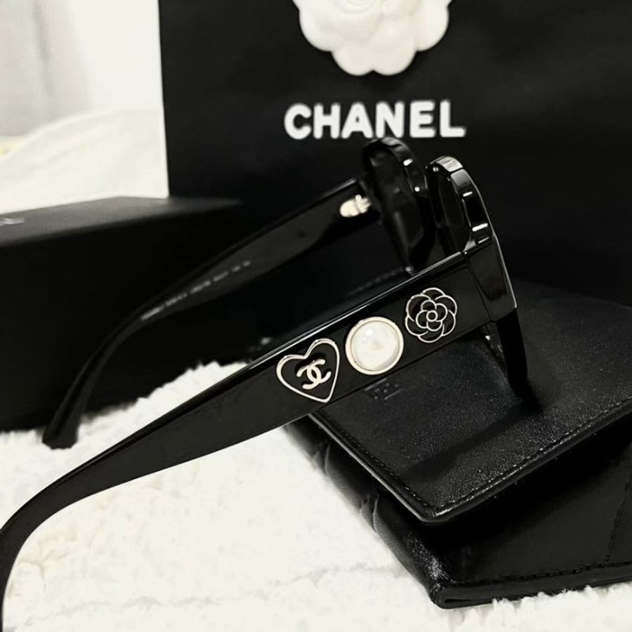 【預購】麗睛眼鏡 Chanel【可刷卡分期】香奈兒 CH5479 愛心 珍珠 山茶花 小香太陽眼鏡 香奈兒熱賣款 小香眼鏡-6