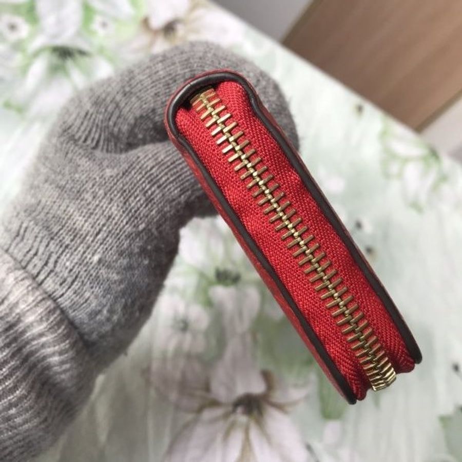 LV 路易威登 Louis Vuitton Monogram Empreinte Leather Clemence Zippy Long Wallet / Purse 皮夾 / 手拿包 / 錢包-12