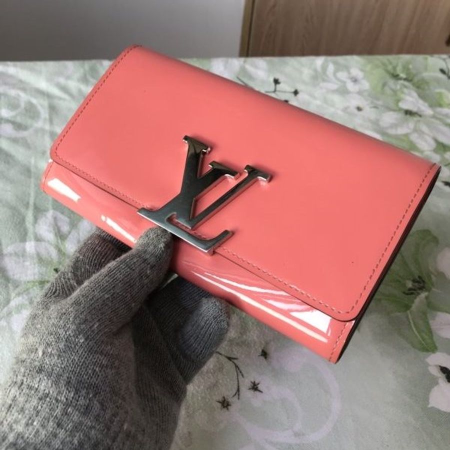 LV 路易威登 Louis Vuitton Monogram Vernis Portefeuille Louise Wallet / Purse  皮夾 / 手拿包 / 錢包-3