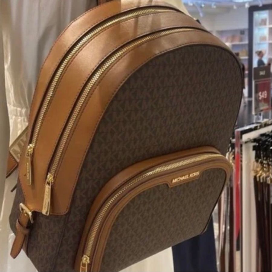 Michael Kors MK經典老花後背包 電腦包 文書包 公事包-11