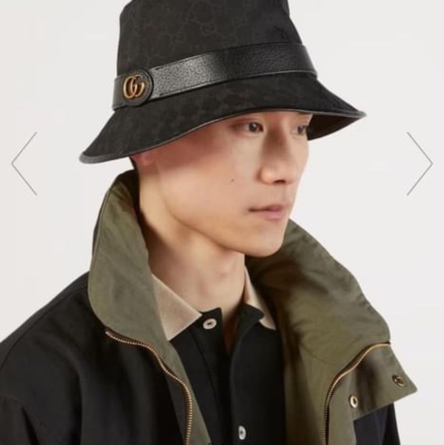 GUCCI 754112 帆布漁夫帽-2