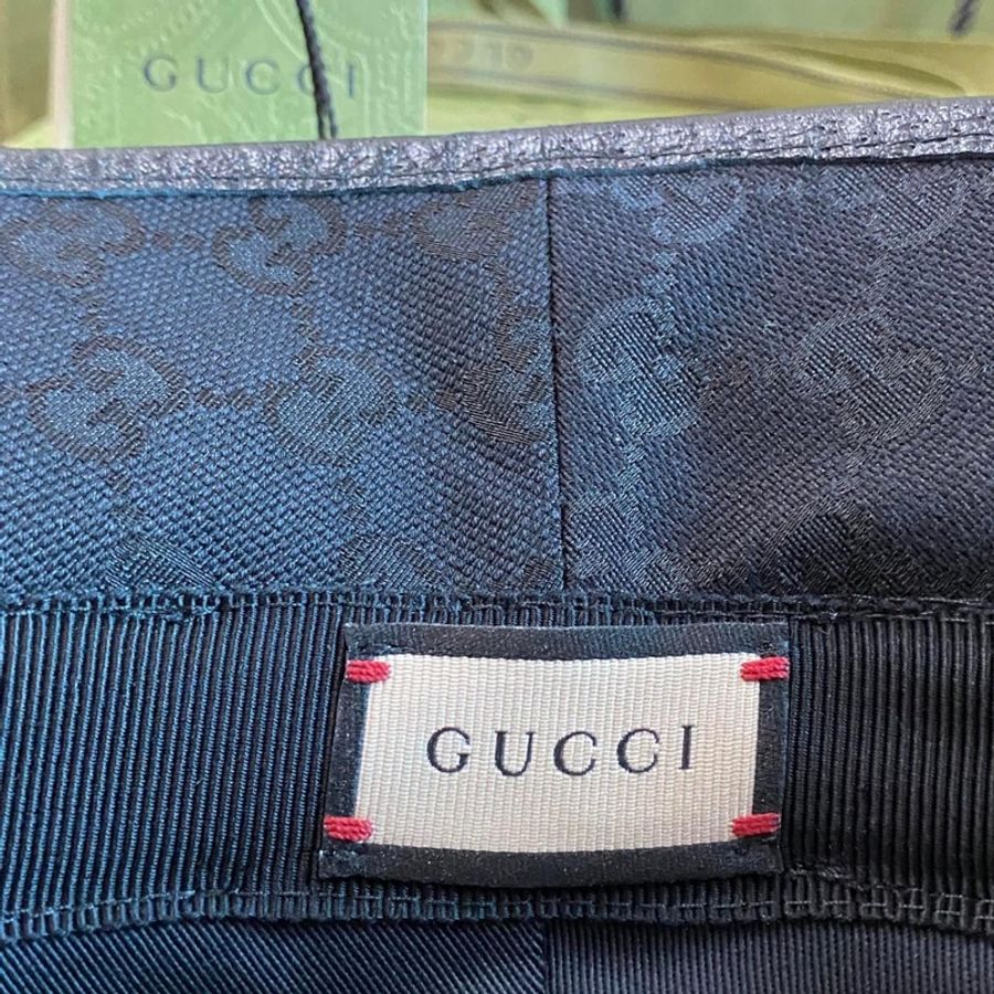 GUCCI 754112 帆布漁夫帽-12